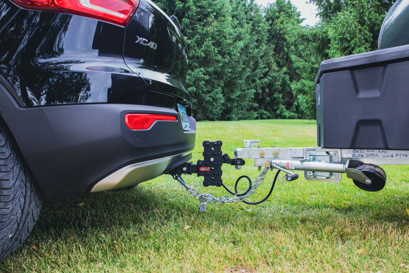 Gen-Y Phantom-X 2.5in Solid Shank 5in Drop 1.6K TW 16K Hitch w/GH-052 Tri-Ball Mount