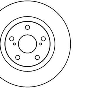 Stoptech 07 Lexus ES350 / 09 Pontiac Vibe / 09 Toyota Matrix Front CRYO-STOP Brake Rotor