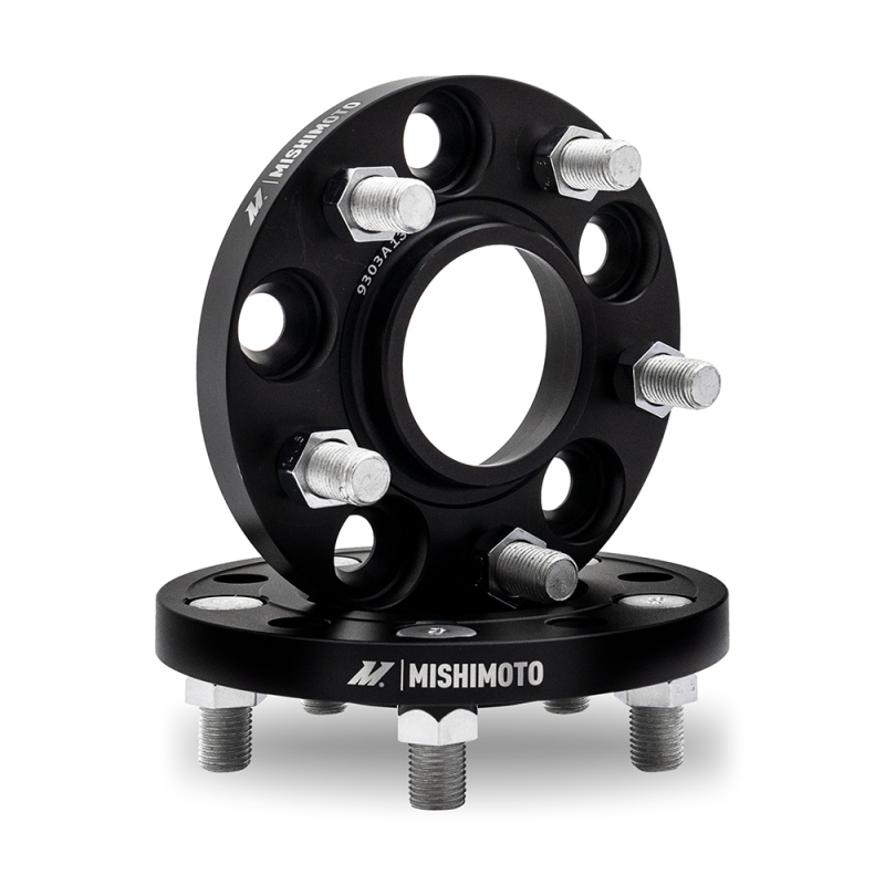 Mishimoto Wheel Spacers - 5×114.3 - 60.1 - 25 - M12 - Black