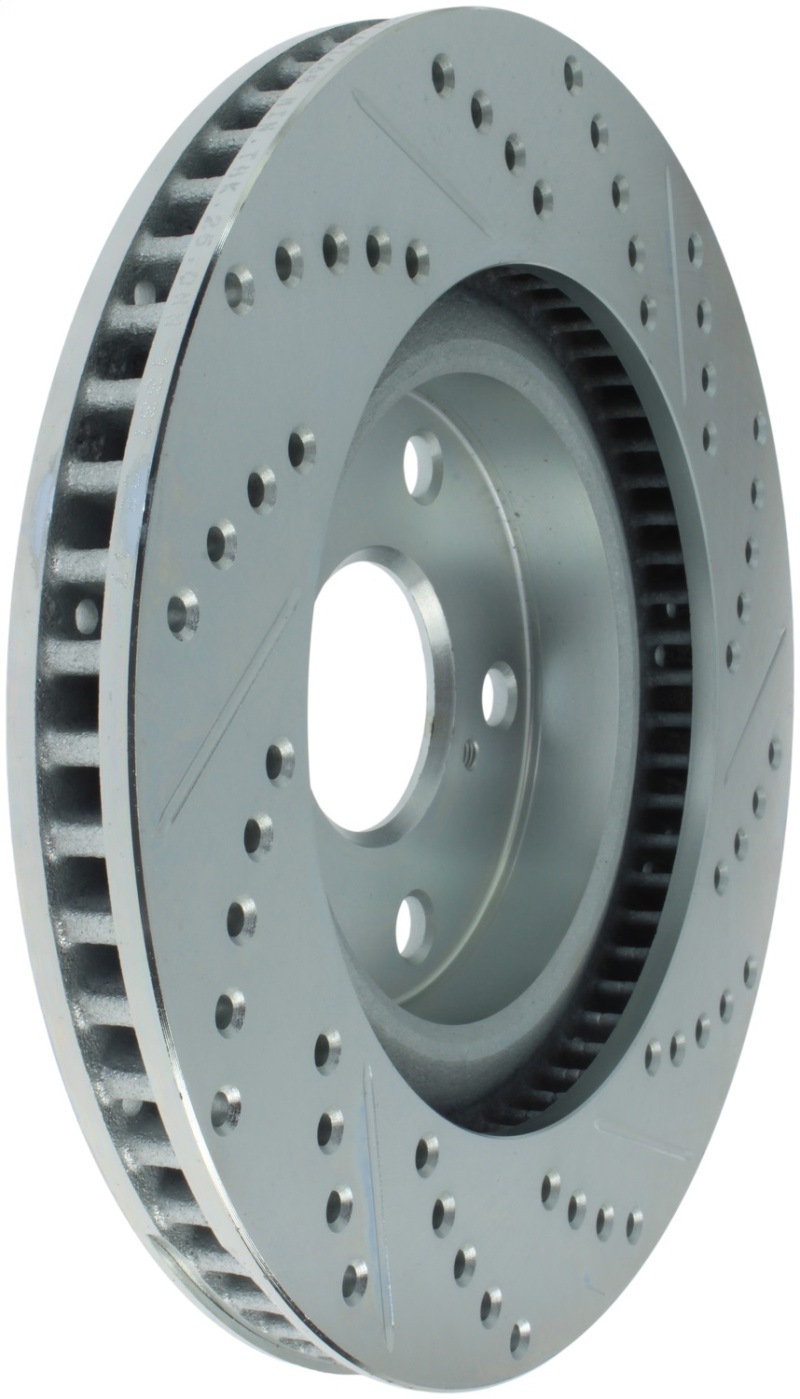 StopTech Select Sport 11-16 Toyota Avalon/ 11-17 Camry SportStop Slotted & Drilled Right Front Rotor