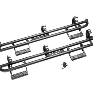 N-Fab RKR Step System 2021 Ford Bronco 4 Door - Tex. Black - 1.75in
