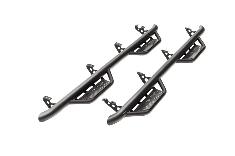 N-Fab Podium LG 99-16 Ford F-250/F-350 Super Duty Crew Cab 6.75ft Bed - Tex Black - Bed Access - 3in