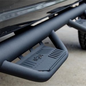 N-Fab Podium LG 14-17 Chevy-GMC 1500 Double Cab - Tex. Black - 3in